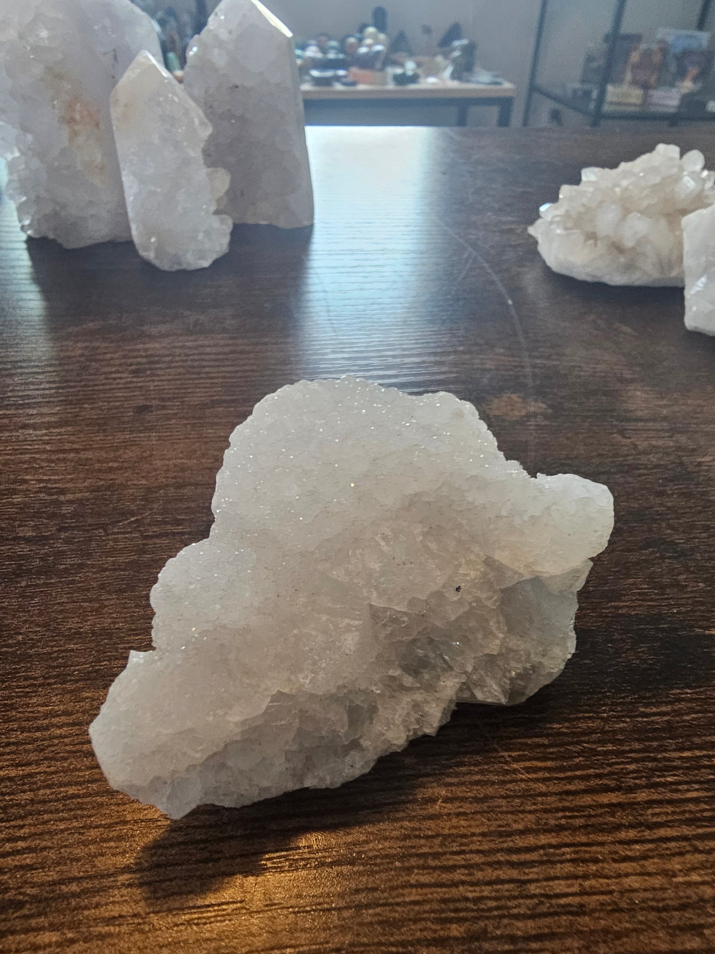 Clear Apophyllite Cluster