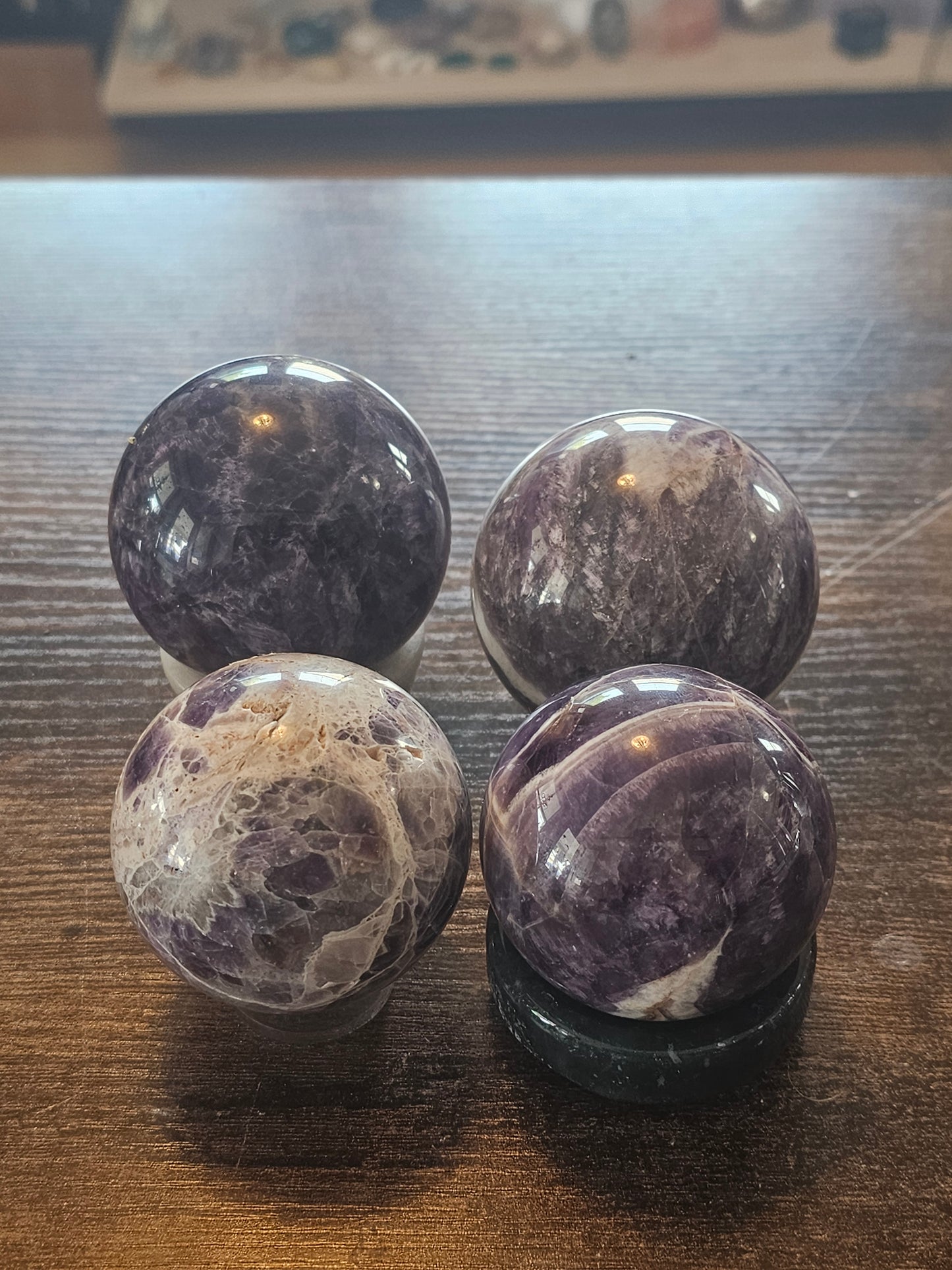 Amethyst Spheres