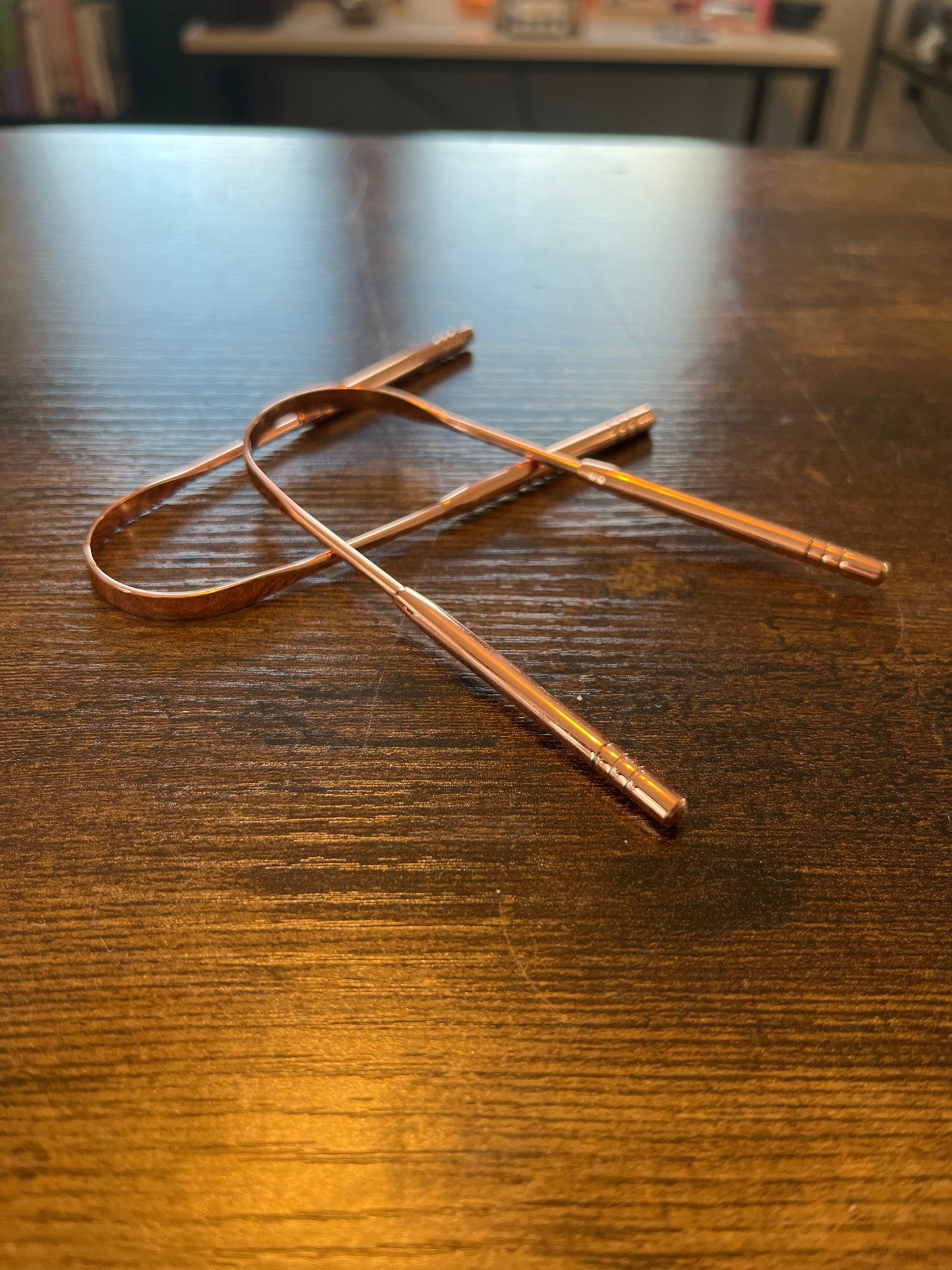 Stainless Steel Tongue Scraper | Dental Bestseller: Rose Gold