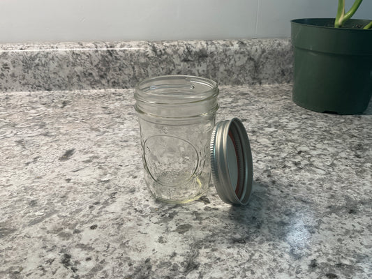 8oz Wide Mouth Mason Jar
