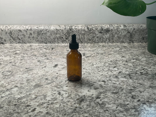 2oz Amber Dropper Bottle