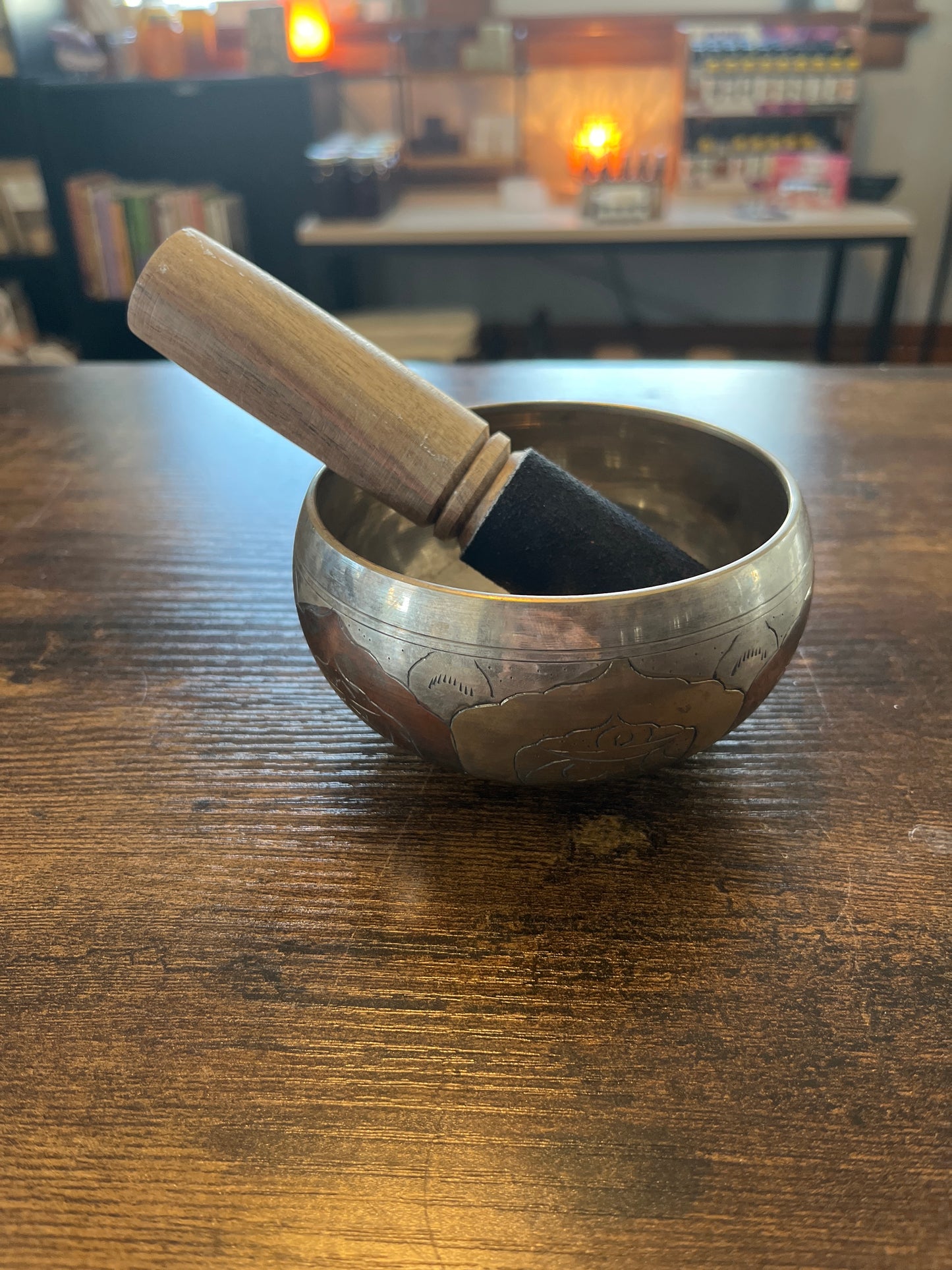 Singing Bowl Gift Set: Cobalt