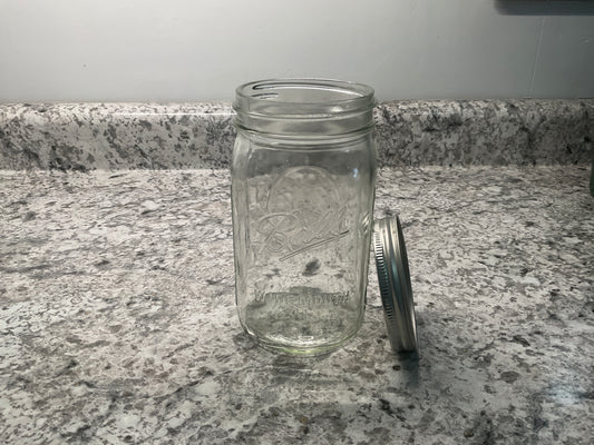 32oz Wide Mouth Mason Jar