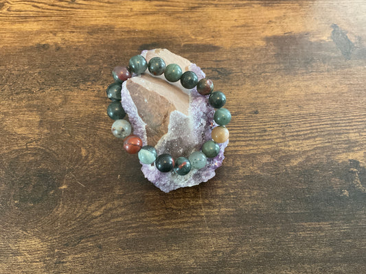 African Bloodstone Bracelet
