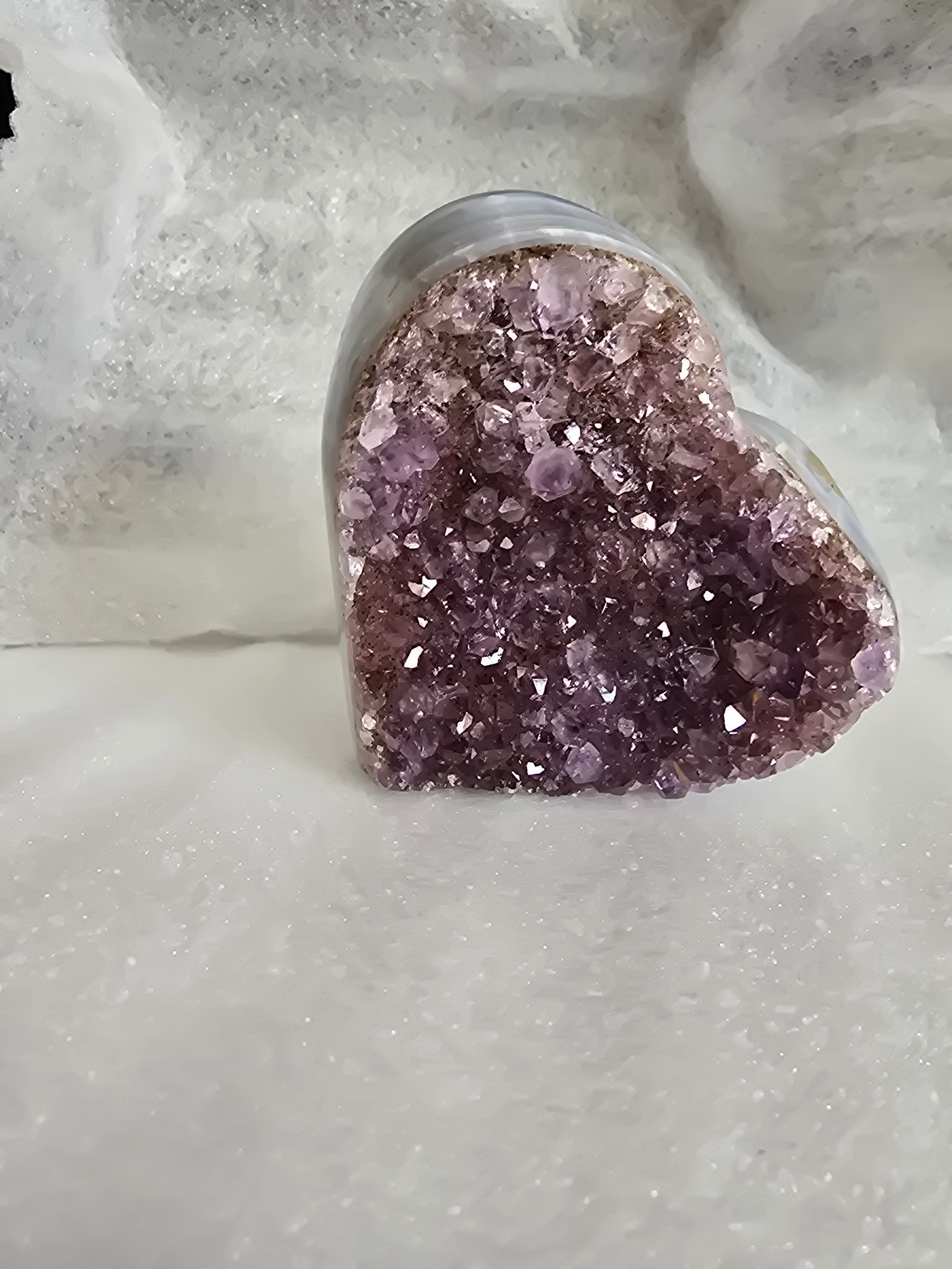 Amethyst Heart Geode