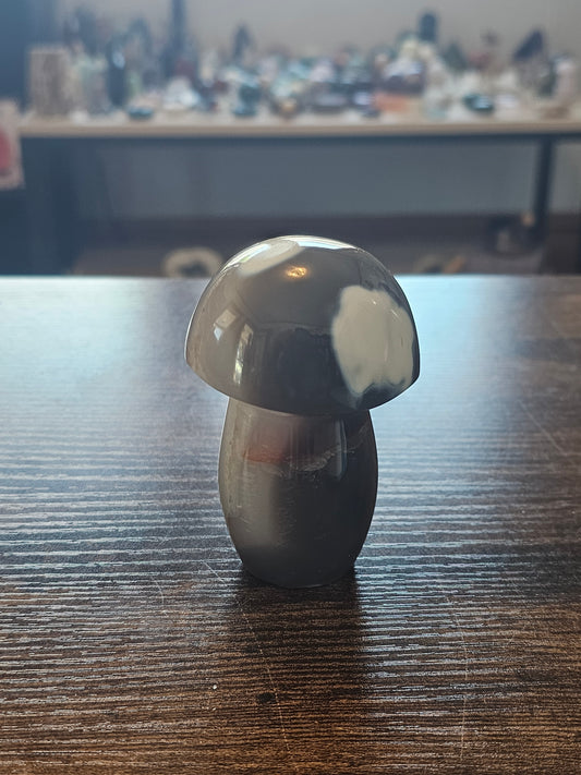 Orca Agate Mushroom