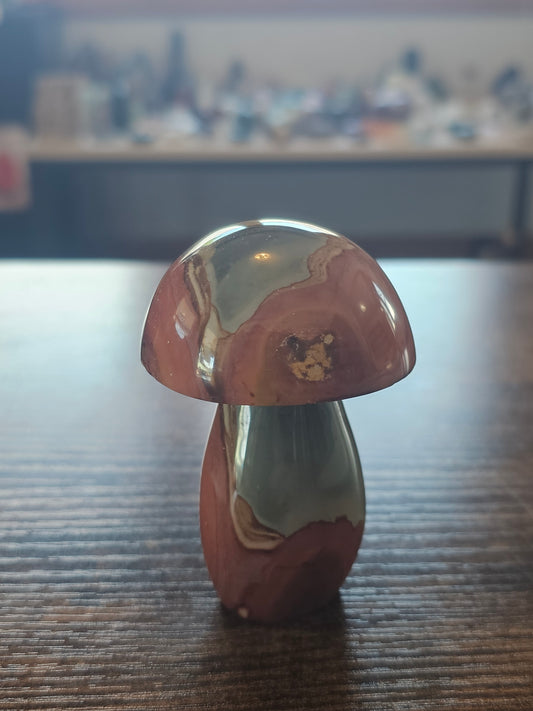 Polychrome Jasper Mushroom